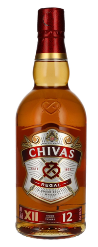 Chivas Regal 12 Years Old Blended Scotch Whisky 40% Vol. 0,7l