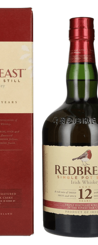 Redbreast 12 Years Old Single Pot Still Irish Whiskey 40% Vol. 0,7l in Giftbox