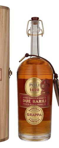 Poli Grappa Barrique Due Barili 40% Vol. 0,7l in wooden box