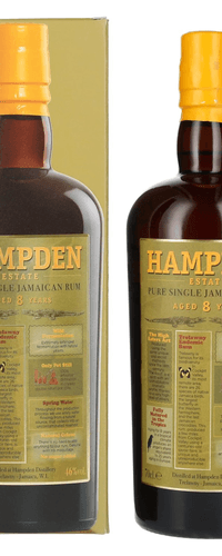 Hampden Estate 8 Years Old Pure Single Jamaican Rum 46% Vol. 0,7l in Giftbox