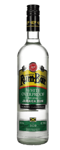 Rum-Bar Worthy Park Estate Premium White Overproof Rum 63% Vol. 0,7l