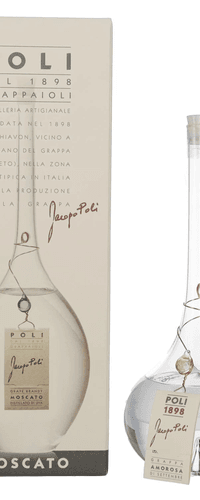 Poli Grappa Amorosa di Settembre Vespaiolo 40% Vol. 0,5l in Giftbox