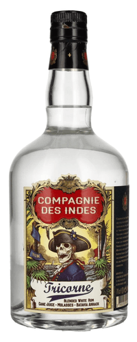 Compagnie des Indes Tricorne Blended White Rum 43% Vol. 0,7l