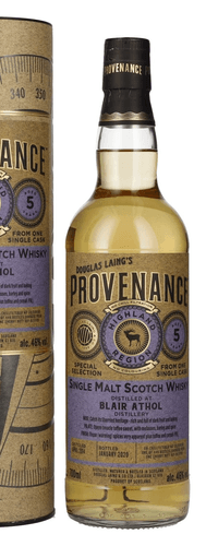 Douglas Laing PROVENANCE Blair Athol 5 Years Old Single Cask Malt 2014 46% Vol. 0,7l in Giftbox