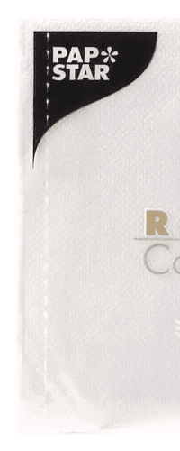 Cocktail napkins white 25x25 cm 50 pieces