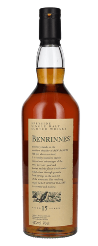 Benrinnes 15 Years Old FLORA & FAUNA Speyside Single Malt 2021 43% Vol. 0,7l