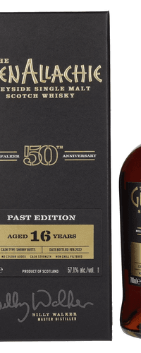 The GlenAllachie 16 Years Old 50th Anniversary PAST EDITION 57,1% Vol. 0,7l in Giftbox