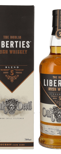 The Dublin LIBERTIES 5 Years Old Single Malt Irish Whiskey Oak Devil 46% Vol. 0,7l in Giftbox