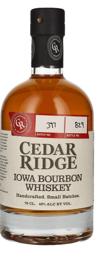 Cedar Ridge Iowa Bourbon Whiskey 40% Vol. 0,7l