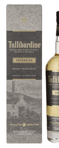Tullibardine SOVEREIGN Highland Single Malt Scotch Whisky 43% Vol. 0,7l in Giftbox