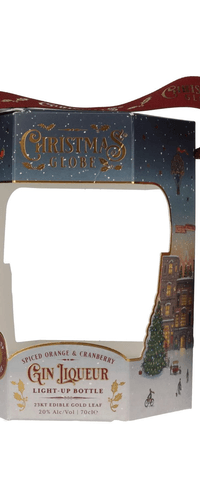 Christmas Globe Spiced Orange & Cranberry Gin Liqueur Light-Up 20% Vol. 0,7l in Giftbox