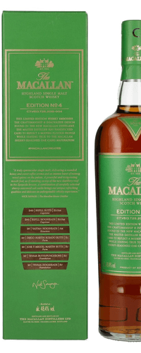 The Macallan EDITION NÂ° 4 Highland Single Malt 48,4% Vol. 0,7l in Giftbox