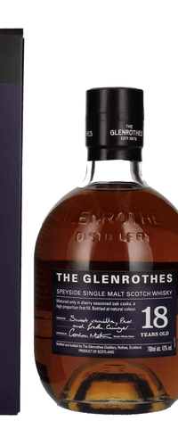 The Glenrothes 18 Years Old Speyside Single Malt 43% Vol. 0,7l in Giftbox