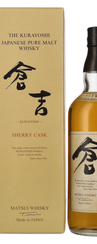 Matsui Whisky THE KURAYOSHI Pure Malt Whisky SHERRY CASK 43% Vol. 0,7l in Giftbox