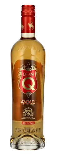 Don Q GOLD Puerto Rican Rum 40% Vol. 0,7l