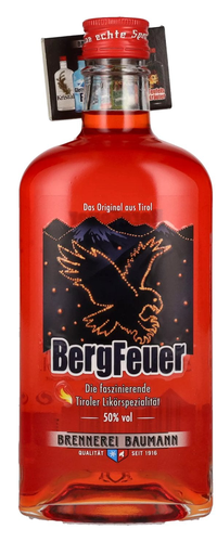 Baumann BergFeuer Likoer 50% Vol. 0,5l