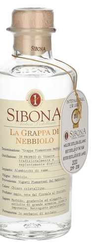 Sibona La Grappa di NEBBIOLO 40% Vol. 0,5l