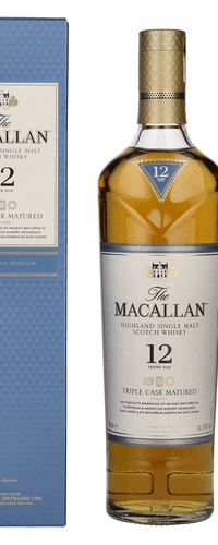 The Macallan 12 Years Old TRIPLE CASK MATURED 40% Vol. 0,7l in Giftbox