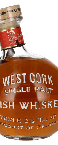 West Cork MARITIME Single Malt Irish Whiskey RUM CASK FINISHED 46% Vol. 0,7l