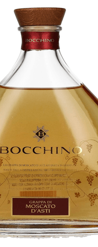 Bocchino Grappa di MOSCATO D'ASTI in Barriques 40% Vol. 0,7l