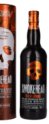 Smokehead RUM RIOT Islay Single Malt Scotch Whisky 43% Vol. 0,7l in Tinbox