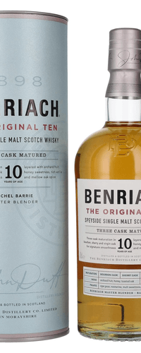 Benriach THE ORIGINAL TEN Single Malt Three Cask Matured 43% Vol. 0,7l in Giftbox
