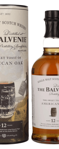 The Balvenie 12 Years Old The Sweet Toast of AMERICAN OAK 43% Vol. 0,7l in Giftbox