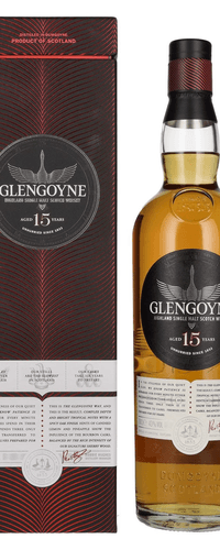 Glengoyne 15 Years Old Highland Single Malt Scotch Whisky 43% Vol. 0,7l in Giftbox