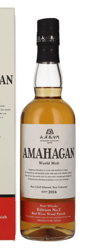 Amahagan World Malt Whisky Edition No.2 RED WINE WOOD Finish 47% Vol. 0,7l in Giftbox