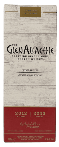 The GlenAllachie 10 Years Old Wine Cuvee Cask Finish 2012 48% Vol. 0,7l in Giftbox