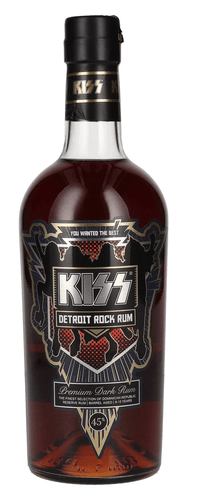 Kiss Detroit Rock Premium Dark Rum 45% Vol. 0,7l