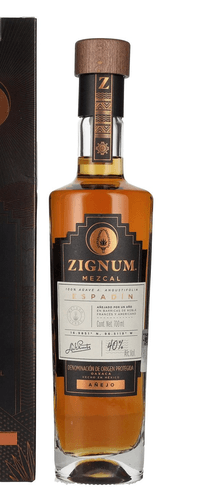 Zignum Mezcal Anejo 100% Agave Espadin 40% Vol. 0,7l in Giftbox