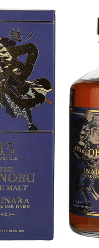 The Shinobu Pure Malt 15 Years Old Whisky MIZUNARA Japanese Oak Finish 43% Vol. 0,7l in Giftbox