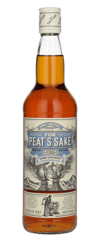 For Peat's Sake Smoky & Peaty Blended Scotch Whisky 40% Vol. 0,7l