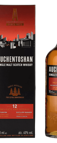 Auchentoshan 12 Years Old Single Malt Scotch Whisky 40% Vol. 0,7l in Giftbox