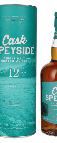 A.D. Rattray Cask SPEYSIDE 12 Years Old Single Malt SHERRY FINISH 46% Vol. 0,7l in Giftbox