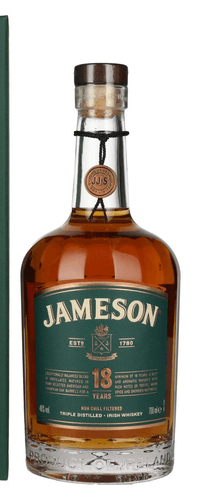 Jameson 18 Years Old Triple Distilled Irish Whiskey 46% Vol. 0,7l in Giftbox