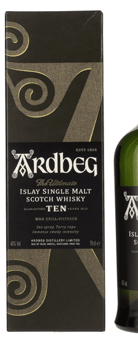 Ardbeg TEN Years Old Islay Single Malt 46% Vol. 0,7l in Giftbox