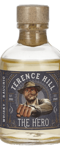 Terence Hill THE HERO Whisky Rauchig 49% Vol. 0,05l