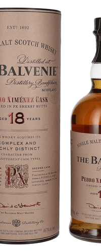 The Balvenie 18 Years Old Pedro Ximenez Cask 48,7% Vol. 0,7l in Giftbox