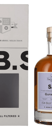 1423 S.B.S GUYANA Single Barrel Selection 1998 56,4% Vol. 0,7l in Giftbox