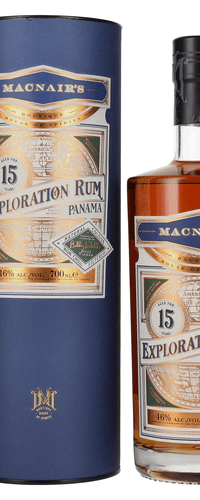 MacNair's 15 Years Old Exploration Rum Panama 46% Vol. 0,7l in Giftbox