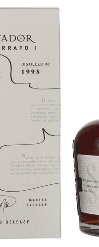 Dictador PARRAFO I 24 Years Old PARDO Vintage 1998 43% Vol. 0,7l in Giftbox