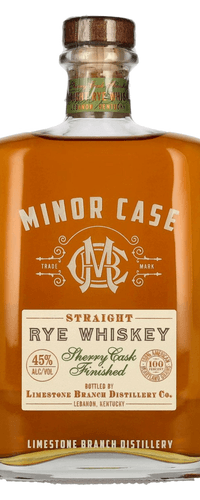 Minor Case Straight RYE WHISKEY Sherry Cask Finished 45% Vol. 0,7l