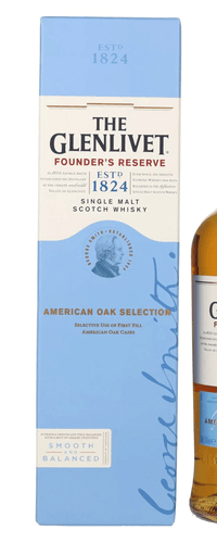 The Glenlivet FOUNDER'S RESERVE American Oak Selection 40% Vol. 0,7l in Giftbox