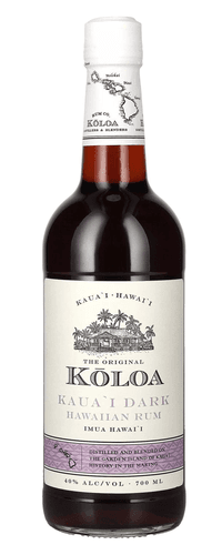 KÅloa Kaua'i DARK Hawaiian Rum 40% Vol. 0,7l