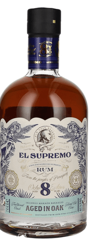 El Supremo 8 Year Old OAK CASK Rum 40% Vol. 0,7l