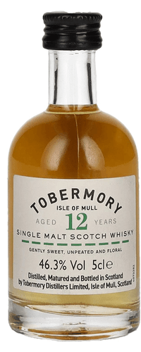 Tobermory 12 Years Old Single Malt Scotch Whisky 46,3% Vol. 0,05l