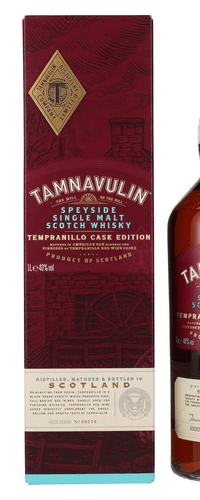 Tamnavulin TEMPRANILLO CASK Speyside Single Malt Scotch Whisky 40% Vol. 1l in Giftbox