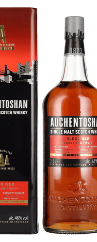Auchentoshan BLOOD OAK Single Malt Scotch Whisky 46% Vol. 1l in Tinbox